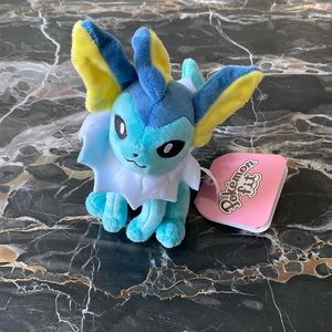 NWT Vaporeon Japanese Pokemon Center Sitting Cutie - brand new with tags (NWT)